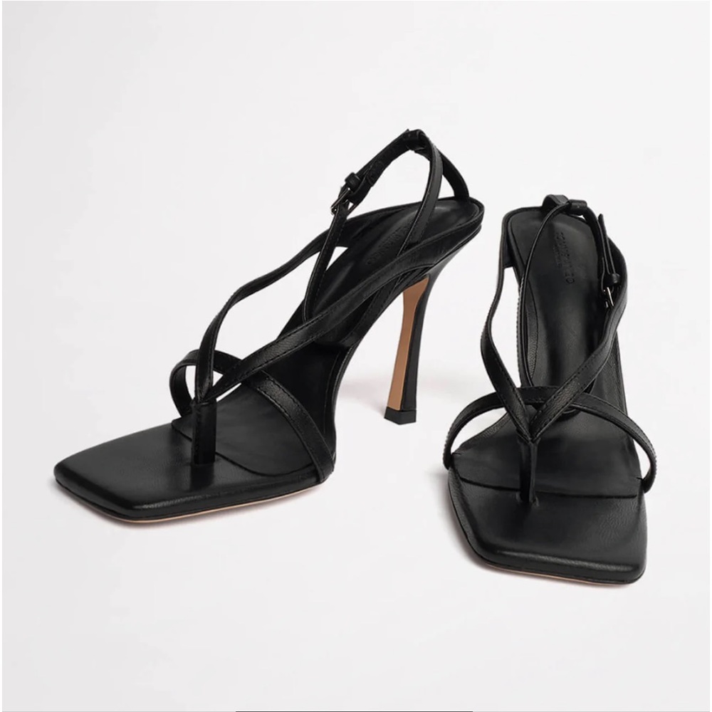 Tony Bianco Faythe Black Kid Heels